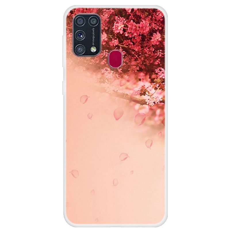 Cover Samsung Galaxy M31 Gennemsigtigt Romantisk Træ