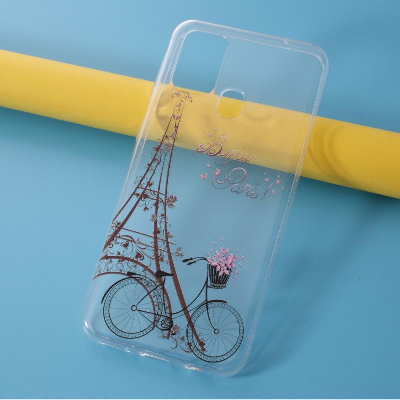 Cover Samsung Galaxy M31 Mobilcover Gennemsigtig Hej Paris