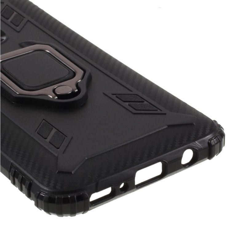 Cover Samsung Galaxy M31 Sort Mobilcover Ring Og Kulfiber