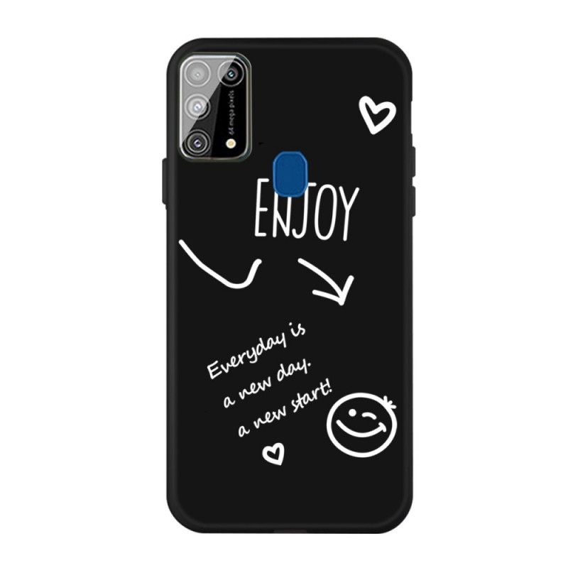 Cover Samsung Galaxy M31 Sort Nyd Silikone