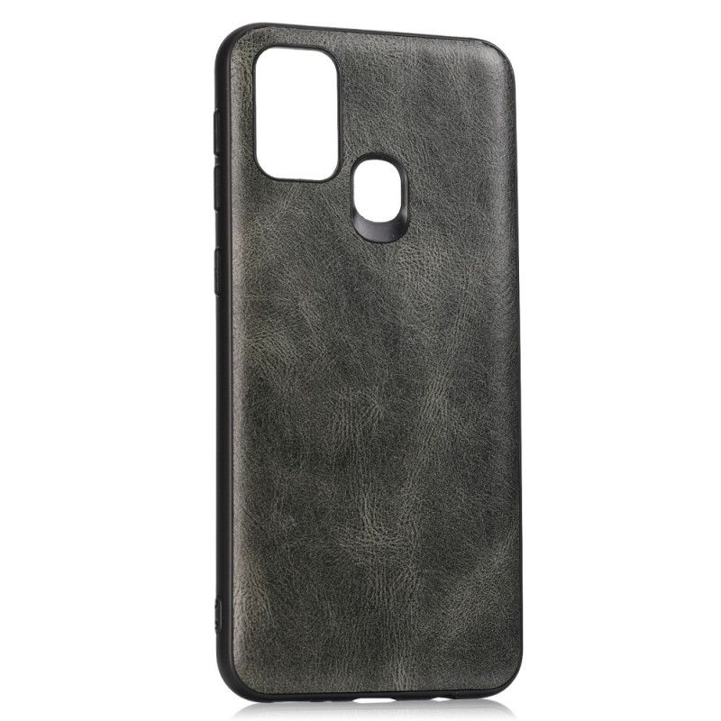 Cover Samsung Galaxy M31 Sort Premium Lædereffekt Beskyttelse