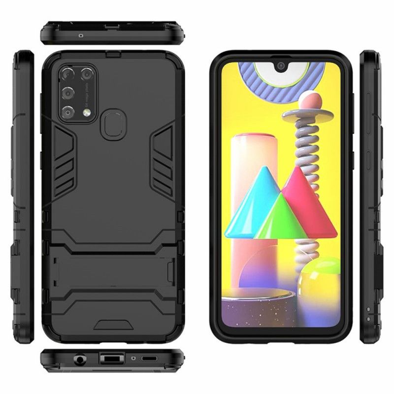 Cover Samsung Galaxy M31 Sort Ultrabestandig Tunge