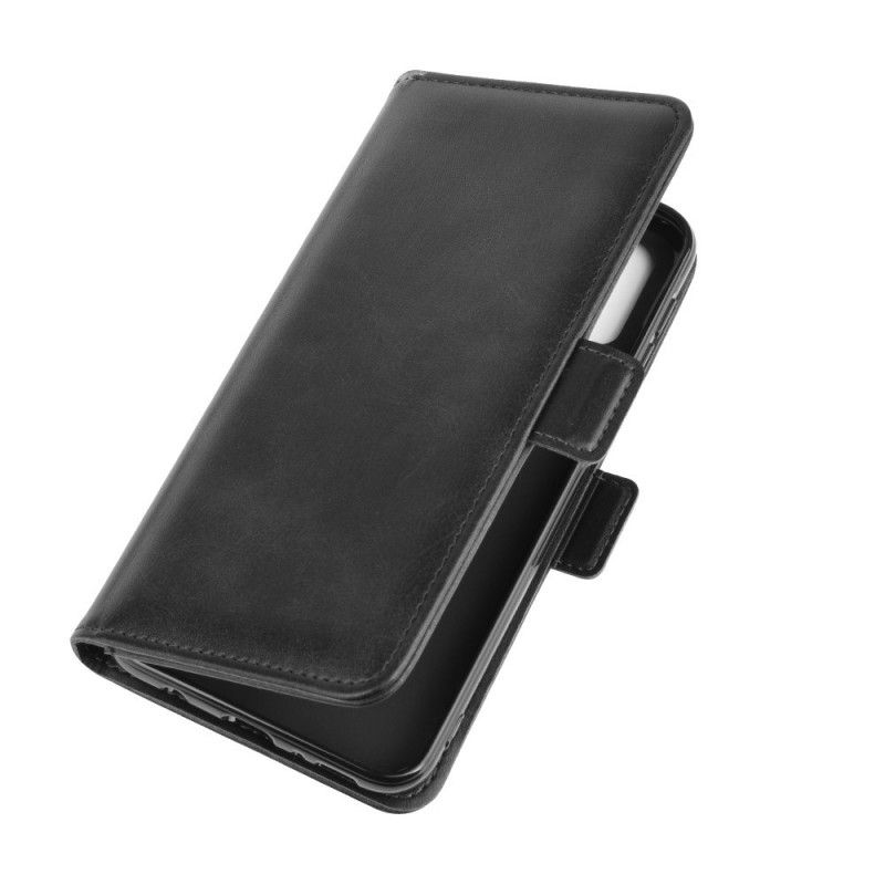 Flip Cover Læder for Samsung Galaxy M31 Sort Dobbelt Flap