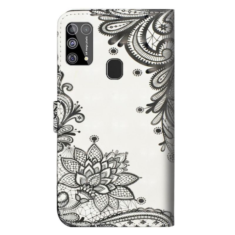 Flip Cover Læder Samsung Galaxy M31 Chic Blonder Beskyttelse