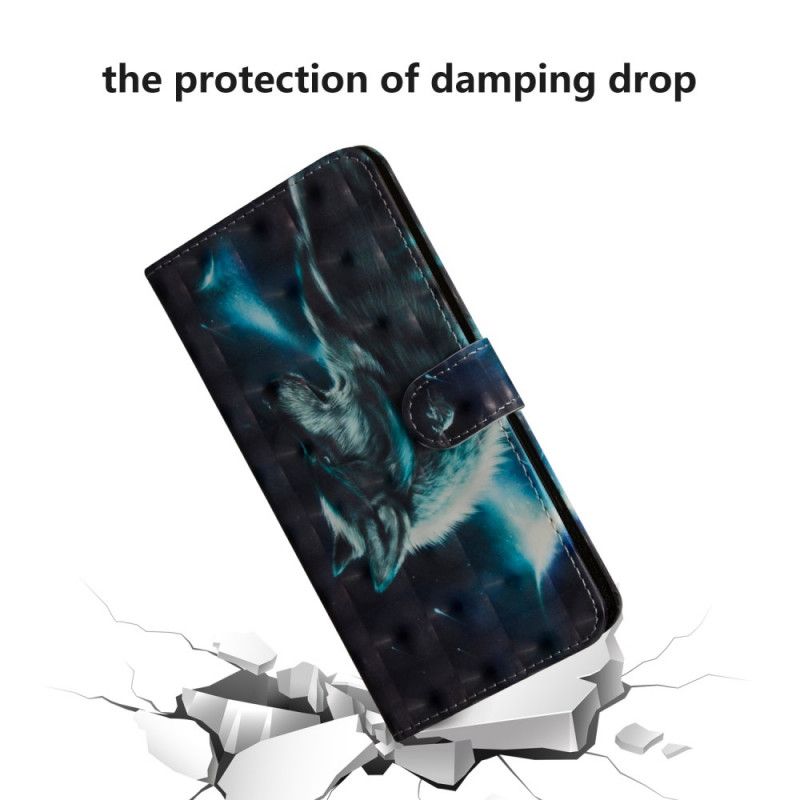 Flip Cover Læder Samsung Galaxy M31 Majestætisk Ulv