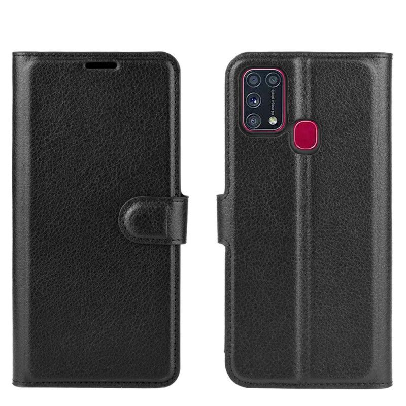 Flip Cover Samsung Galaxy M31 Sort Klassisk