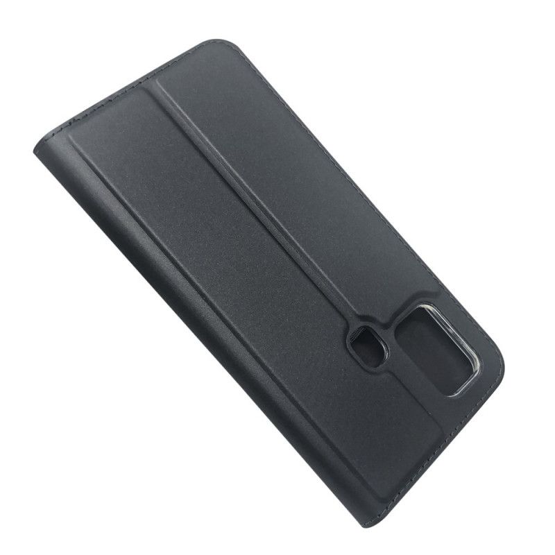 Læder Cover Samsung Galaxy M31 Sort Magnetisk Lås