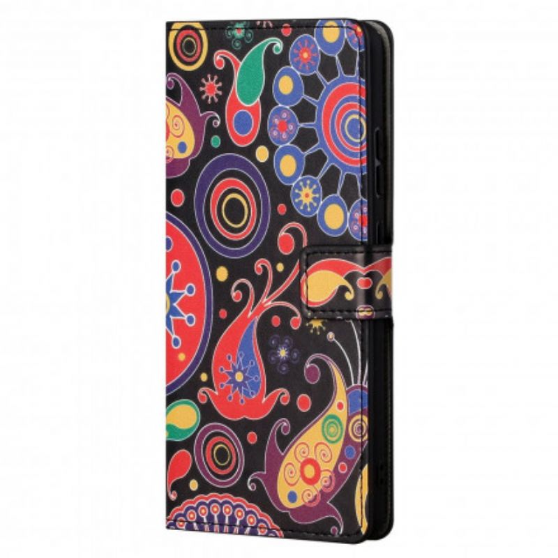 Flip Cover Motorola Edge 20 Design Galaxy