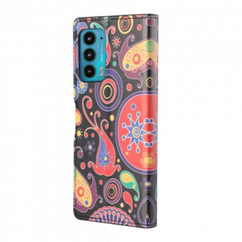 Flip Cover Motorola Edge 20 Design Galaxy