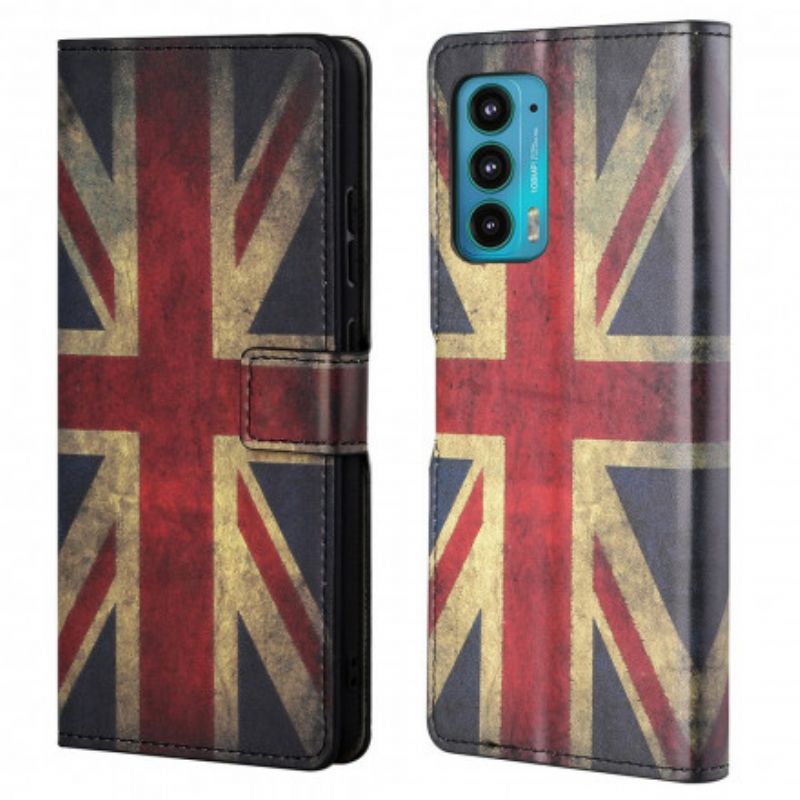 Flip Cover Motorola Edge 20 Flag England