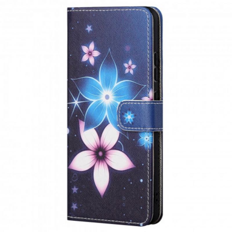 Flip Cover Motorola Edge 20 Lunar Strappy Flowers