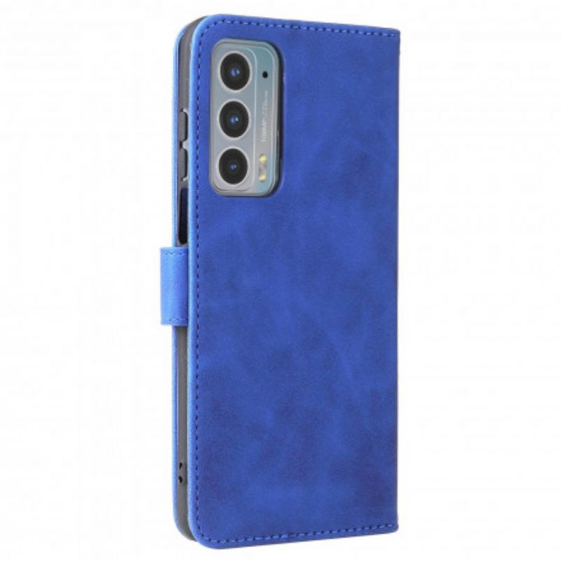 Flip Cover Til Motorola Edge 20 Skin-touch