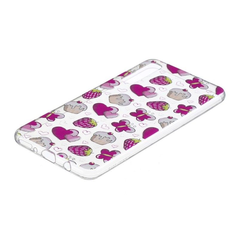 Cover Samsung Galaxy A7 Cupcakes Og Sommerfugle