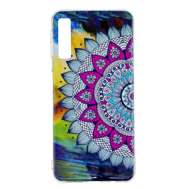 Cover Samsung Galaxy A7 Fluorescerende Farvet Mandala Original