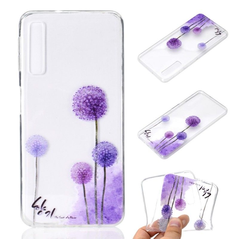 Cover Samsung Galaxy A7 Gennemsigtige Farvede Mælkebøtter