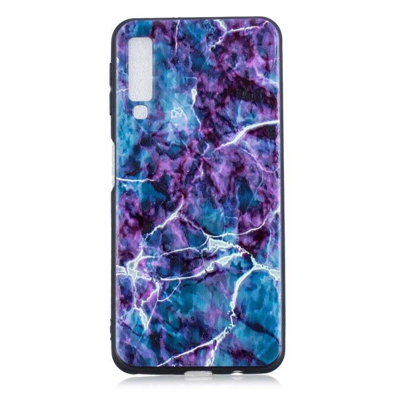 Cover Samsung Galaxy A7 Lilla Marmor