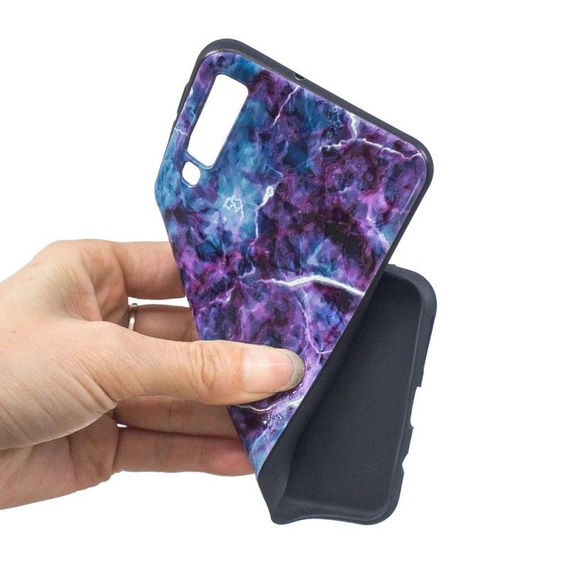 Cover Samsung Galaxy A7 Lilla Marmor