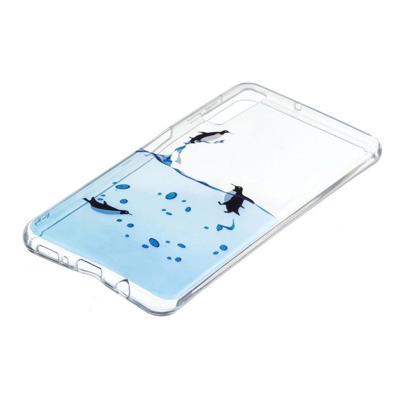 Cover Samsung Galaxy A7 Sæt Pingviner