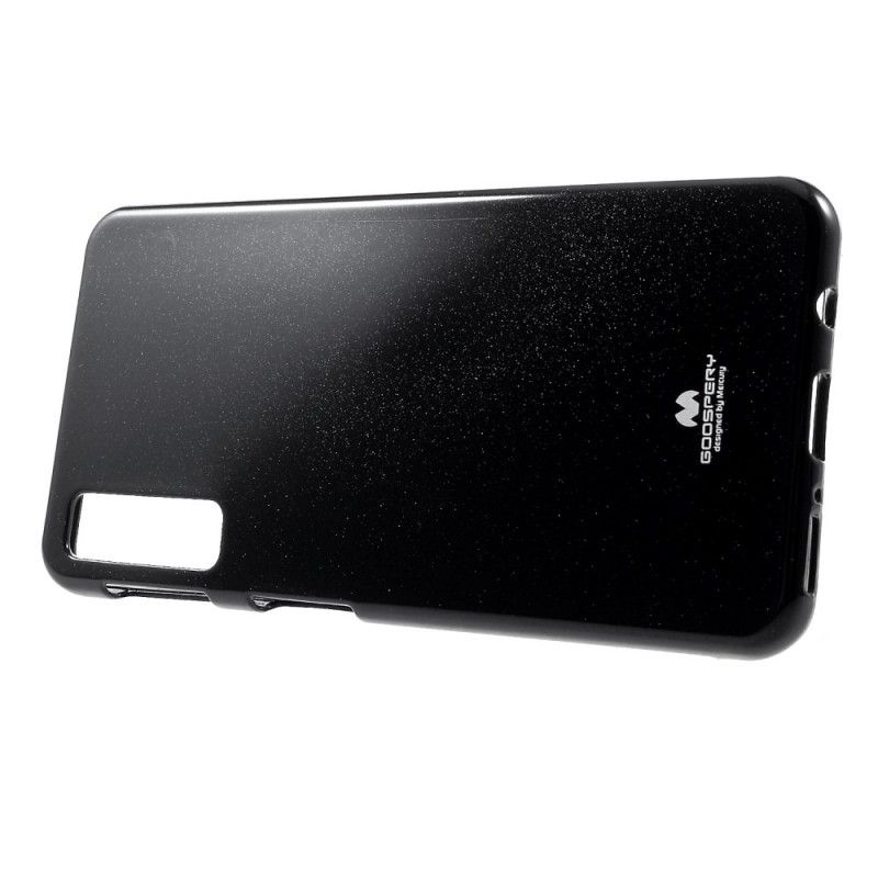 Cover Samsung Galaxy A7 Sort Prangende Kviksølvmetaleffekt Original