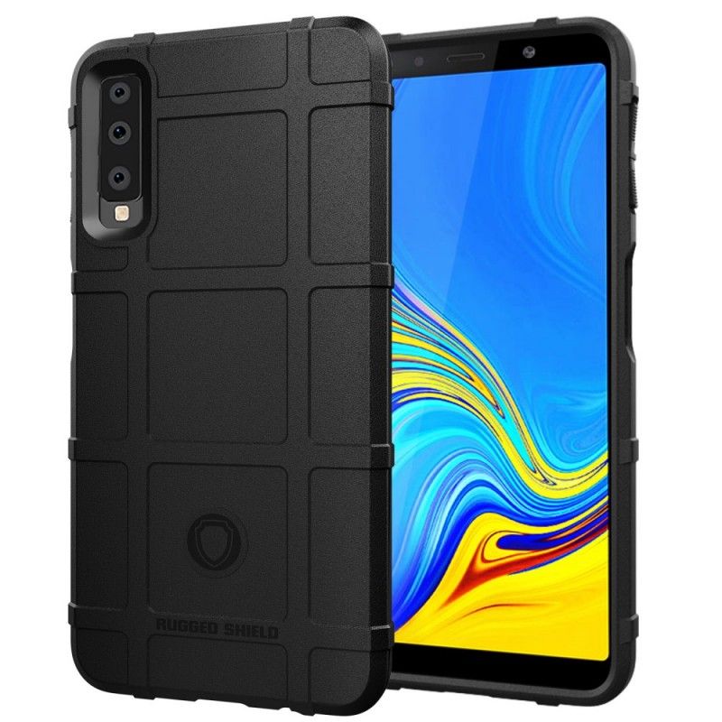 Cover Samsung Galaxy A7 Sort Robust Skjold