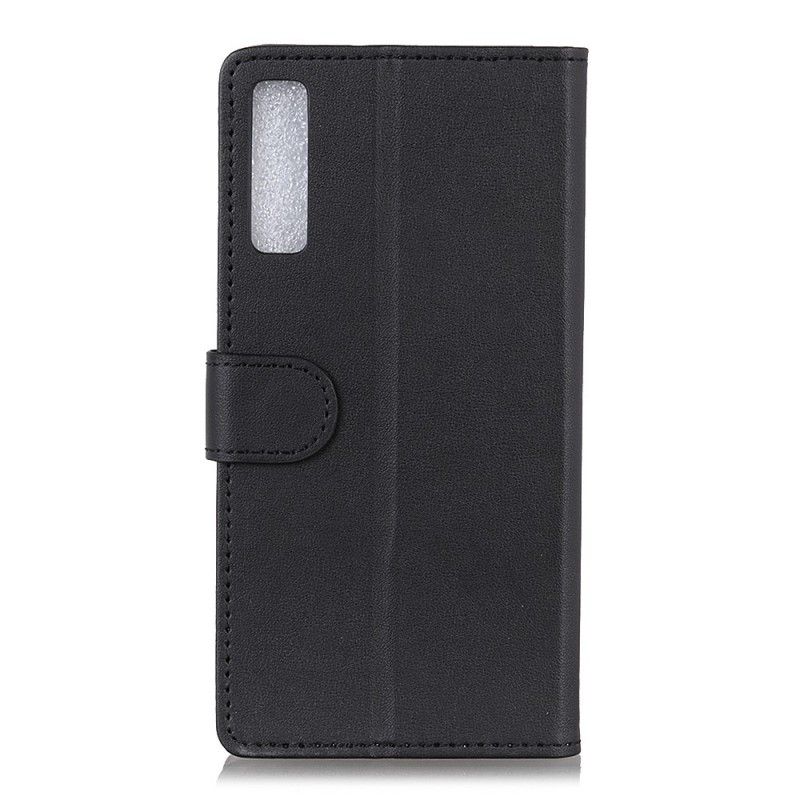 Flip Cover Læder for Samsung Galaxy A7 Sort Elegant Imiteret Læder