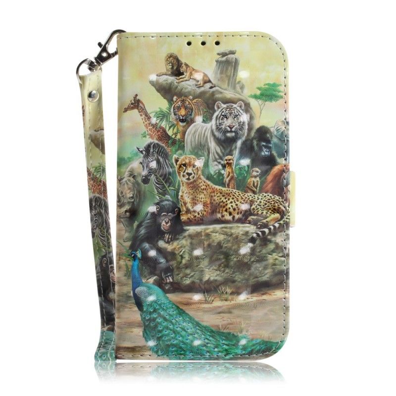 Flip Cover Samsung Galaxy A7 Thong Safari Dyr