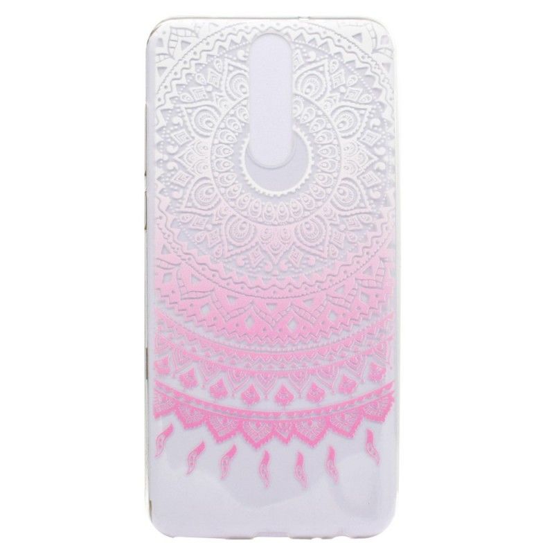 Cover for Huawei Mate 10 Lite Lyserød Gennemsigtig Farverig Mandala