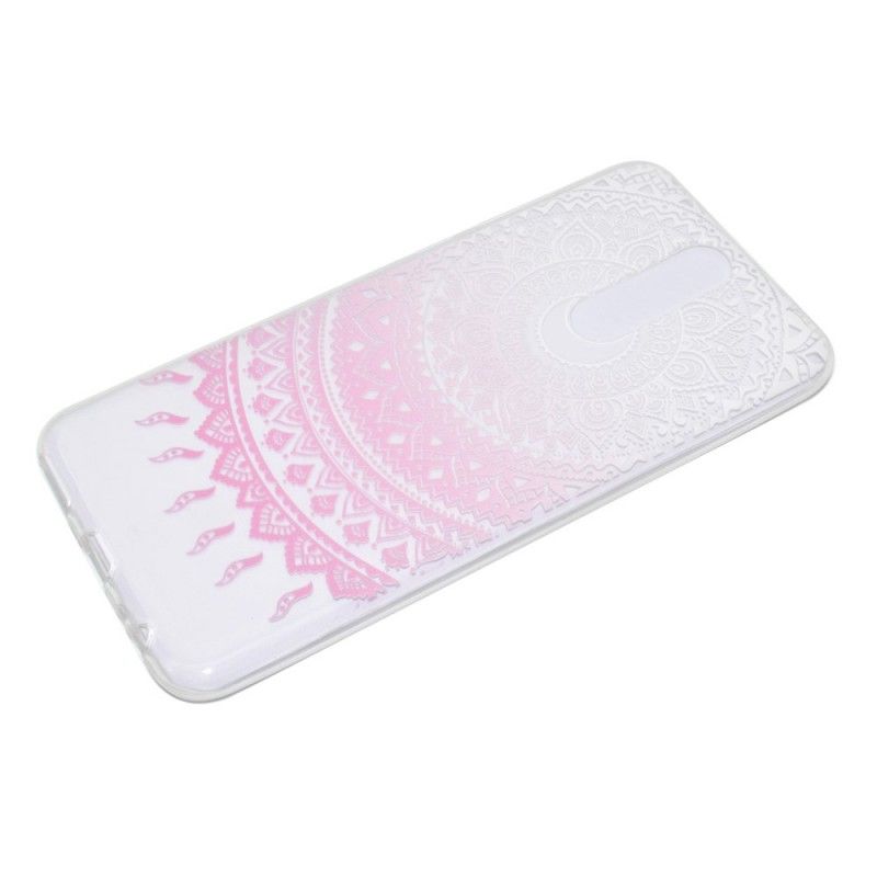 Cover for Huawei Mate 10 Lite Lyserød Gennemsigtig Farverig Mandala