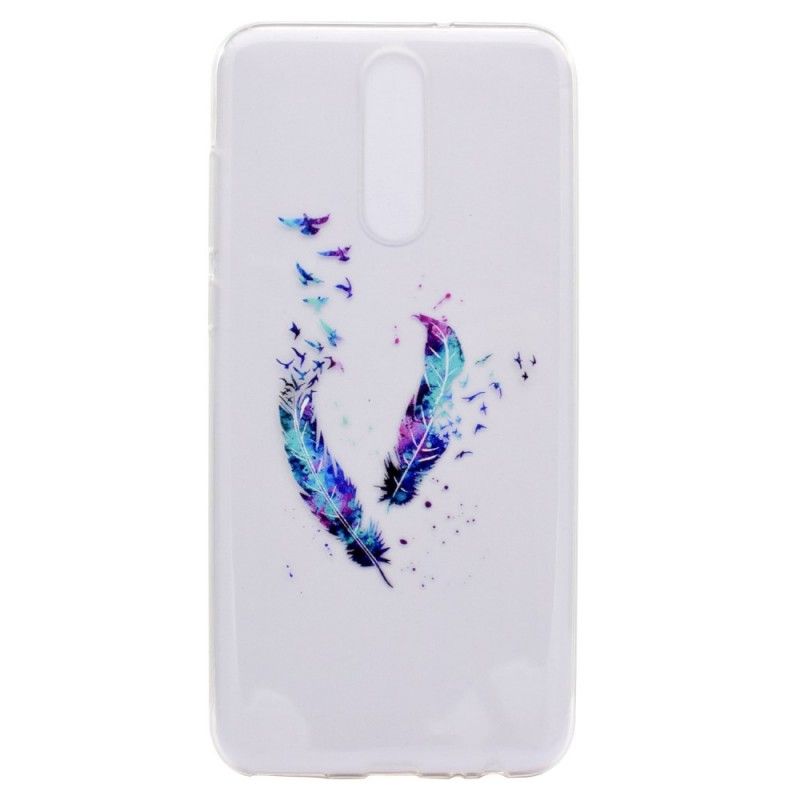 Cover Huawei Mate 10 Lite Gennemsigtige Fjer Original