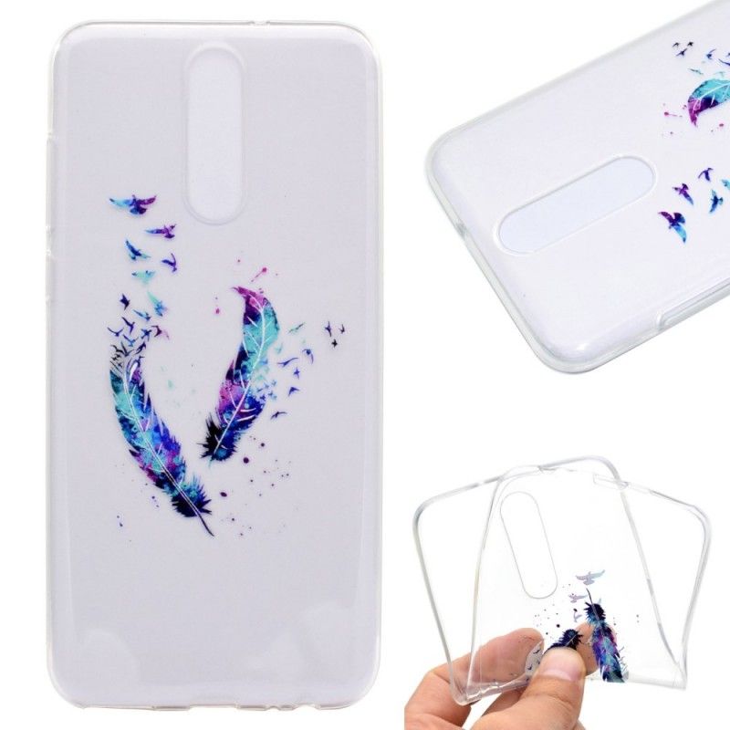 Cover Huawei Mate 10 Lite Gennemsigtige Fjer Original