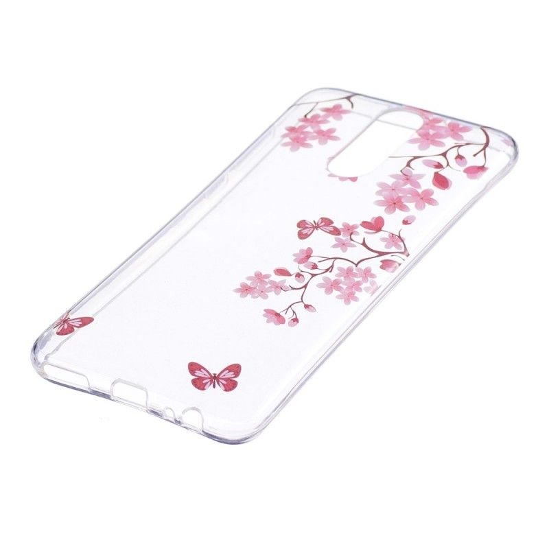 Cover Huawei Mate 10 Lite Gennemsigtigt Blomstrende Træ