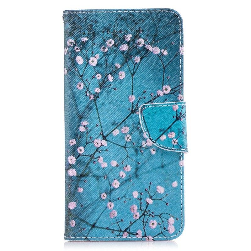 Flip Cover Læder Huawei Mate 10 Lite Blomstrende Træ Beskyttelse