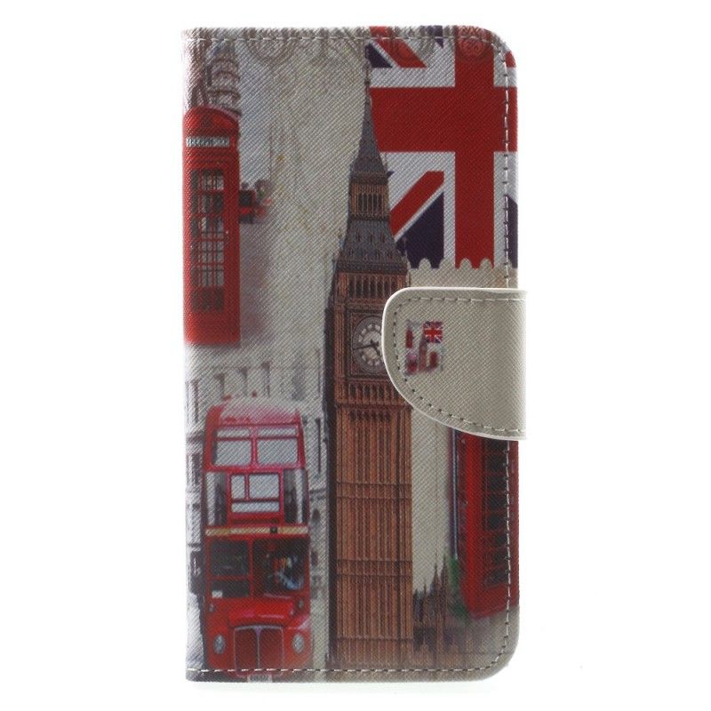 Flip Cover Læder Huawei Mate 10 Lite London Liv Beskyttelse