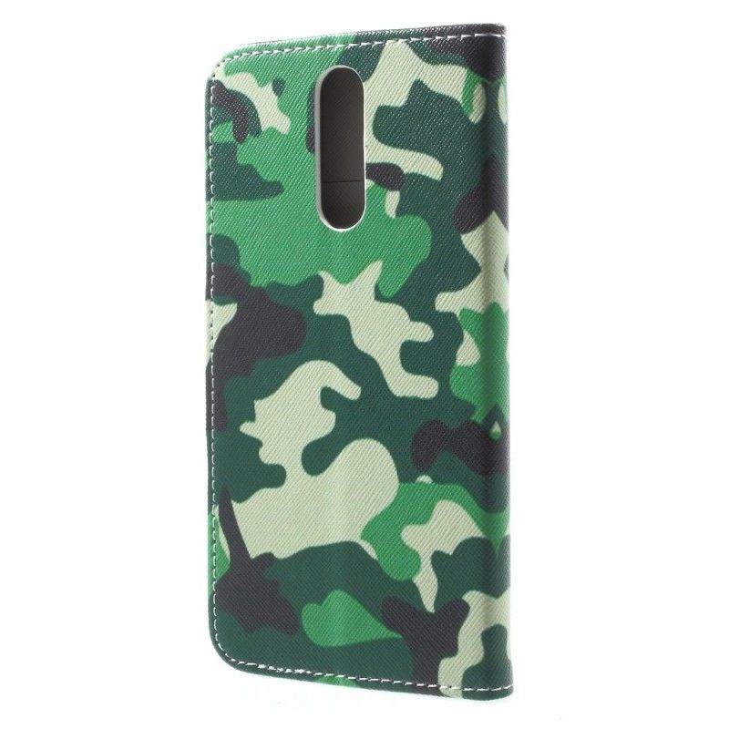 Flip Cover Læder Huawei Mate 10 Lite Militær Camouflage