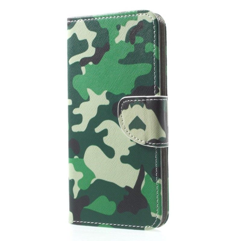 Flip Cover Læder Huawei Mate 10 Lite Militær Camouflage