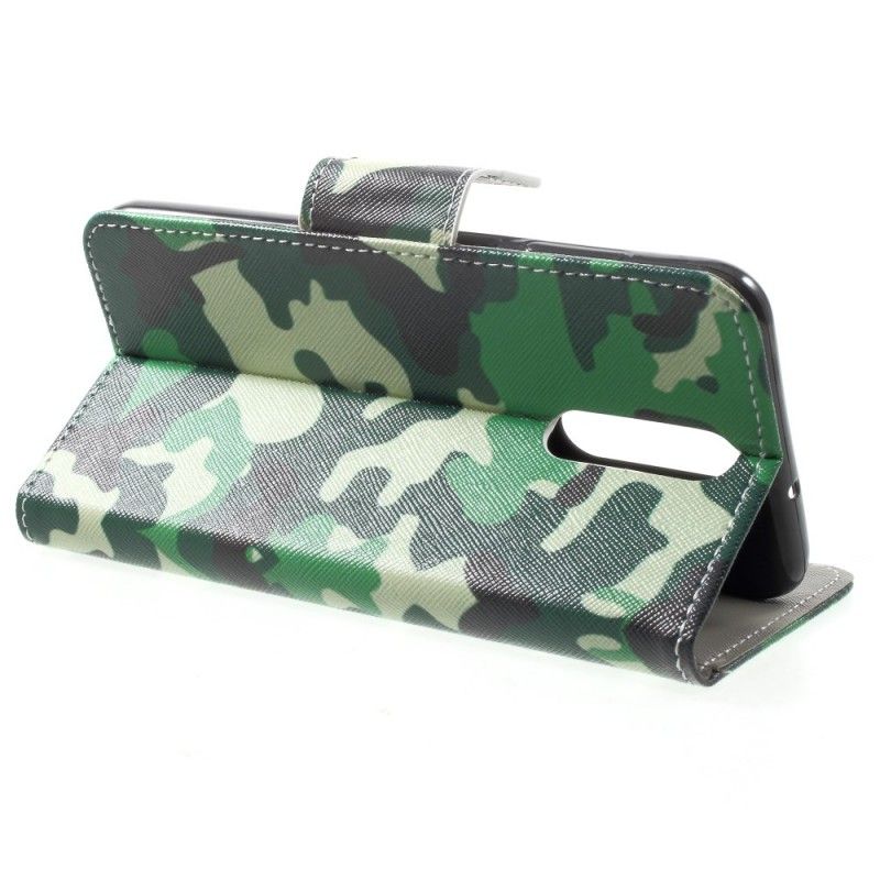 Flip Cover Læder Huawei Mate 10 Lite Militær Camouflage