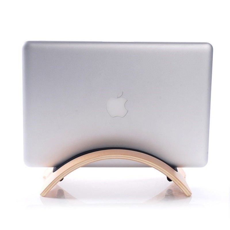 Bookarc Natural Wood Holder Til Macbook