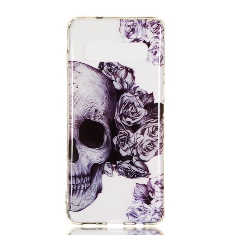 Cover for Samsung Galaxy S10 Blomstret Kranium