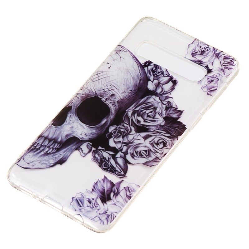 Cover for Samsung Galaxy S10 Blomstret Kranium