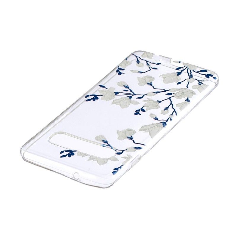 Cover for Samsung Galaxy S10 Hvide Blomster