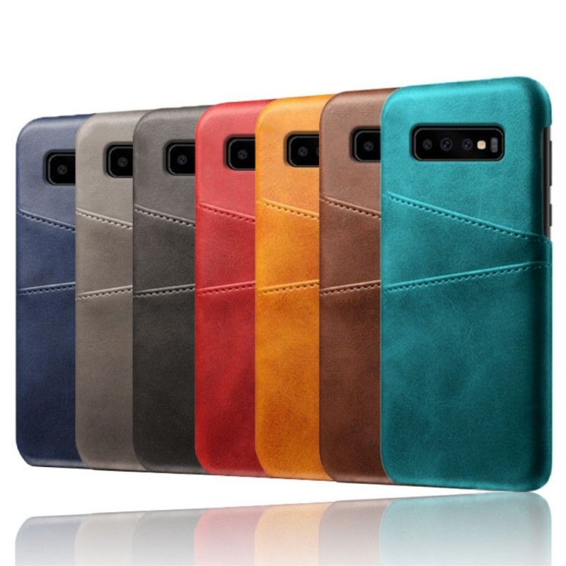 Cover for Samsung Galaxy S10 Sort Kortholder