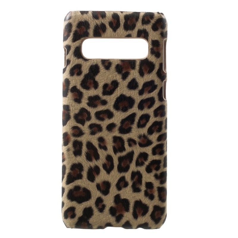 Cover Samsung Galaxy S10 Brun Leopard Original