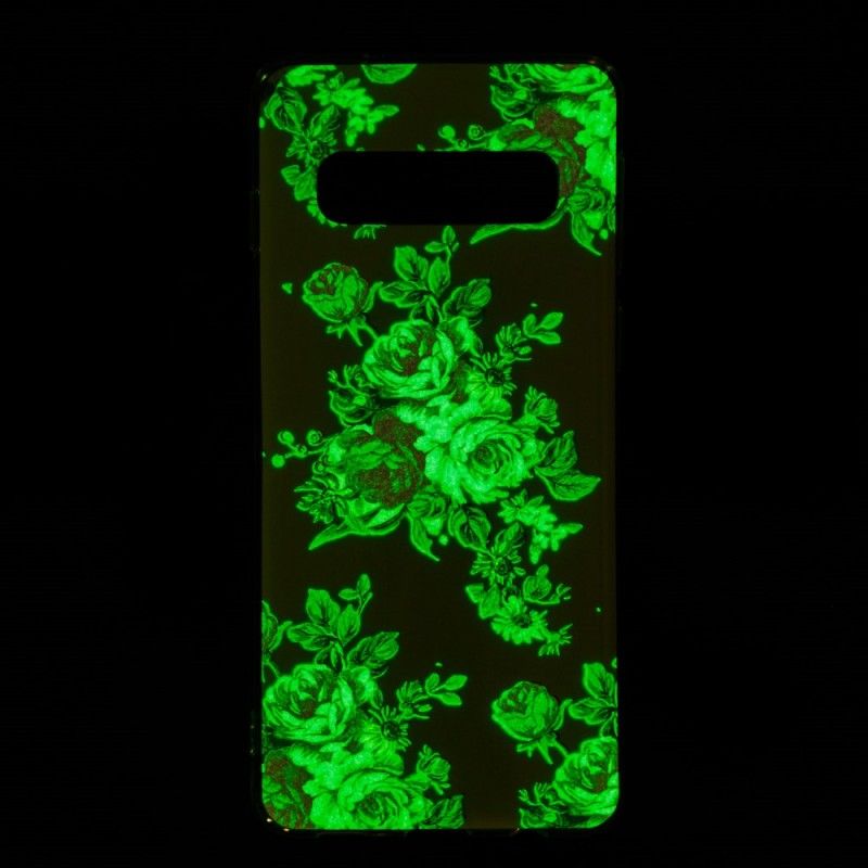 Cover Samsung Galaxy S10 Fluorescerende Frihedsblomster Beskyttelse