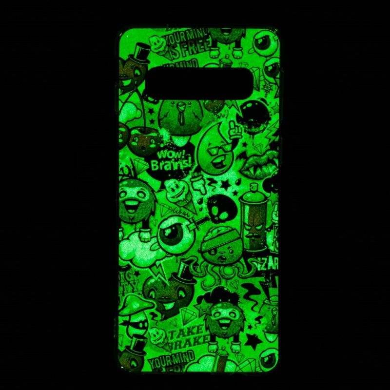 Cover Samsung Galaxy S10 Fluorescerende Vanvid