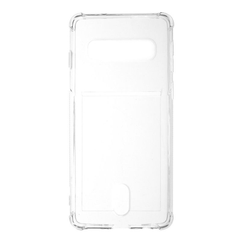 Cover Samsung Galaxy S10 Gennemsigtig Kortholder