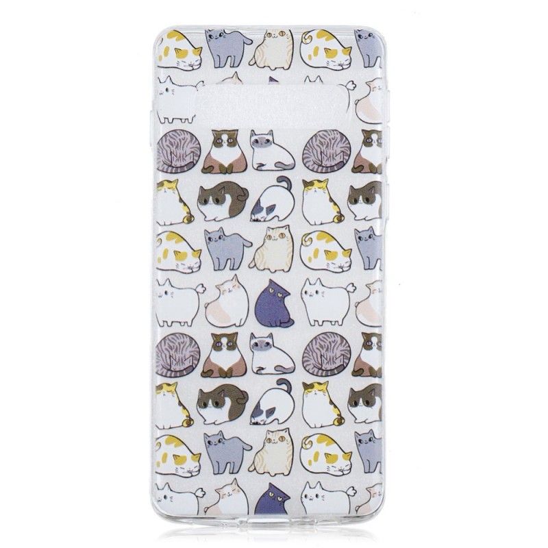 Cover Samsung Galaxy S10 Gennemsigtige Flere Katte Original