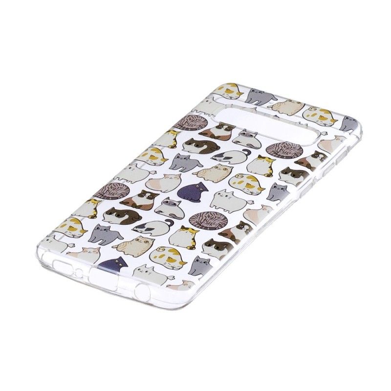 Cover Samsung Galaxy S10 Gennemsigtige Flere Katte Original