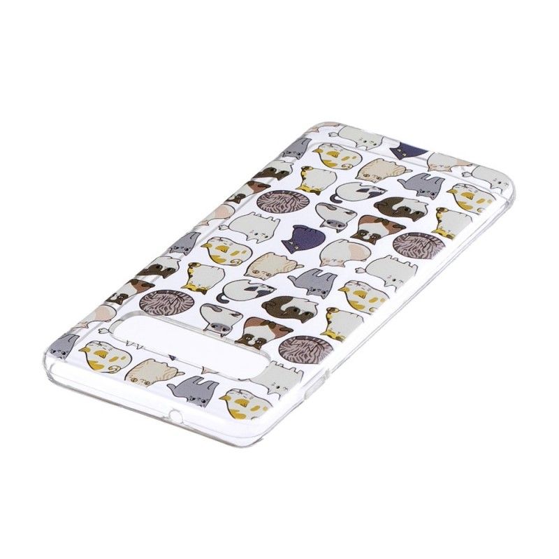 Cover Samsung Galaxy S10 Gennemsigtige Flere Katte Original