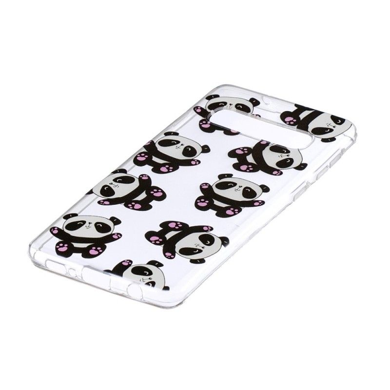 Cover Samsung Galaxy S10 Gennemsigtige Pandaer Har Fu Original