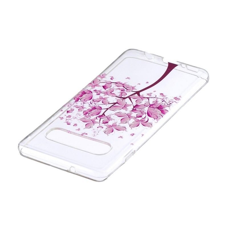 Cover Samsung Galaxy S10 Gennemsigtigt Sommerfugletræ